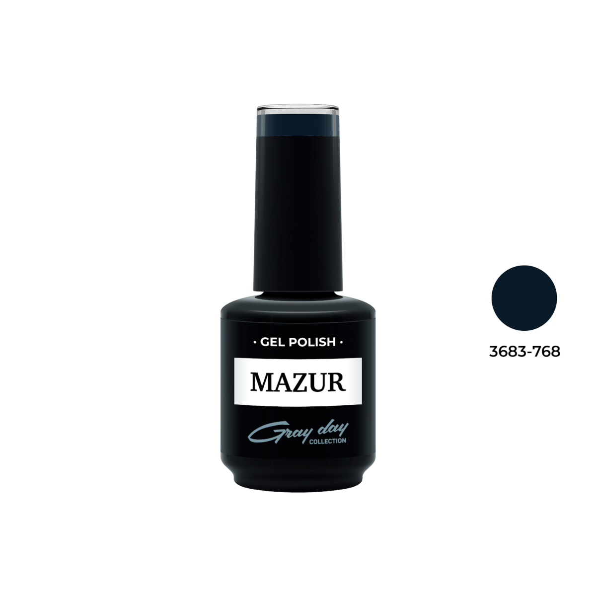 Esmalte semipermanente Gray Day №768 15ml - Imagen 2