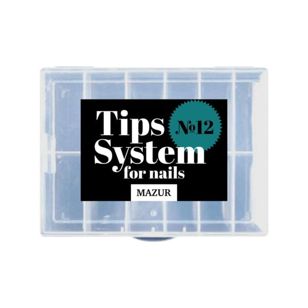 Tips Soft gel (Gel X) de forma almendra (100un), N12 MAZUR