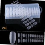 Tips Soft gel (Gel X) de forma ovalada (240 un)