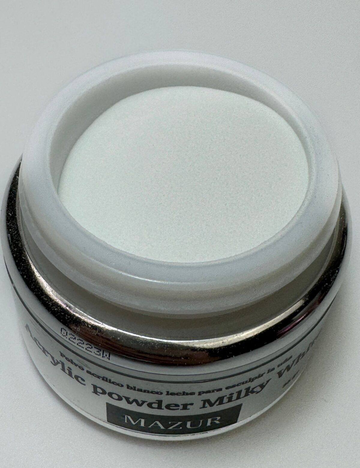 Polvo acrílico Milky White 34gr - Imagen 2