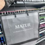 Bolsa cuadrícula en blanca y negra