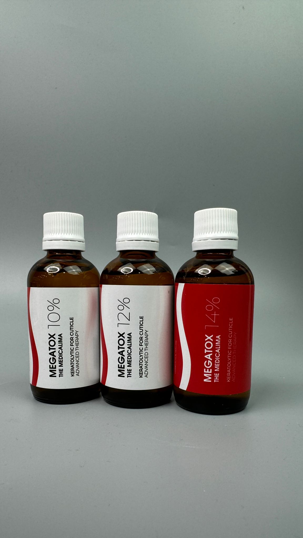 Megatox 3 en 50ml KIT Megatox grande 10%, 12%, 14% - 50ml - Imagen 1