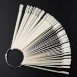 Paleta de muestra natural con anillo