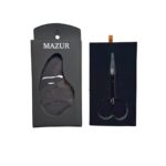 .Tijeras para cutículas negro brilliante Mazur - Imagen 6