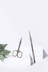.Set Empujador+Tijeras para cutículas Mazur