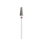 .Fresa de carburo "rounded cone", rojo, L-13,0 mm, Ø6,0 mm